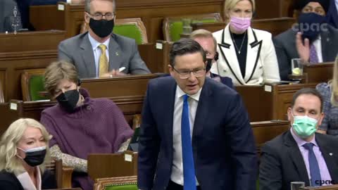 A firey exchange breaks out after Pierre Poilievre says that just because Trudeau wore blackface doesn't mean all Liberals are racist doesn't mean all Liberals are racistust because Trudeau wore blackface