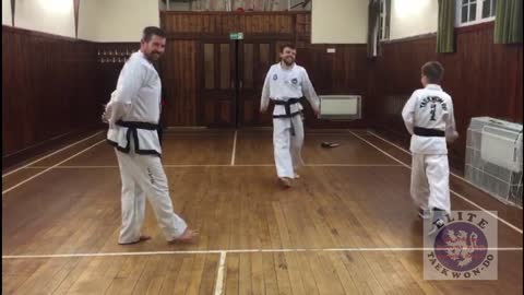 Flying kicks with a difference, ITF Tae Kwon Do Isle of Arran