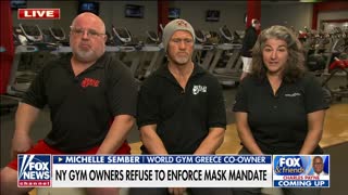 New York gym owners refuse to comply with mask mandate