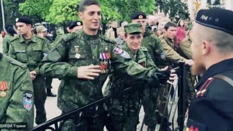 Guerra Civil da Ucrânia homenagem ao comandante Givi herói do Donbass