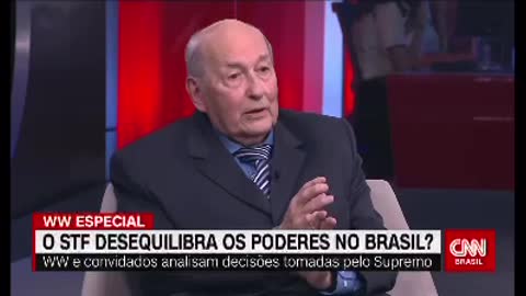 Ives Gandra critica ativismo judicial do STF em entrevista a CNN