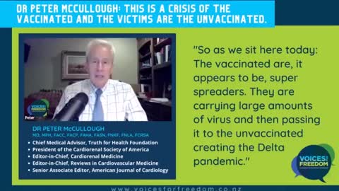 Pandemic of the VACCINATED!!! Dr. Mccullough