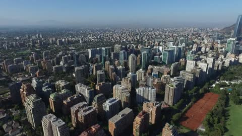 Metro Escuela Militar at Las Condes city in santiago, Chile