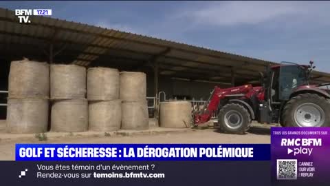 Sécheresse : les golfeurs jouent, les agriculteurs subissent