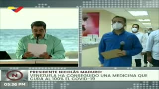 Maduro dice que Venezuela "ha conseguido una medicina" que anula la covid-19