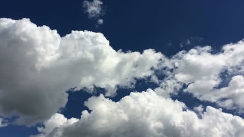 Time Lapse Of Cumulus Clouds