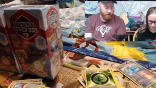 Opening Pokemon Card Mystery Power Boxes. Sibling Competition. (04/03/2020)