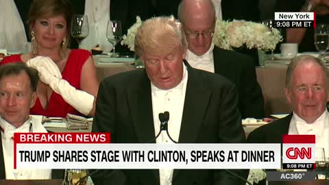 Donald Trump's entire speech at the Al Smith dinner