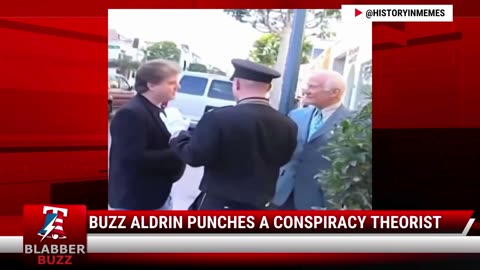 Buzz Aldrin Punches A Conspiracy Theorist
