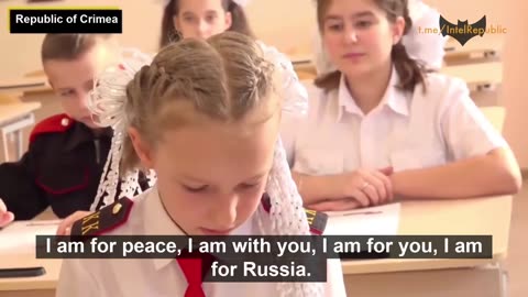 Children Write To Russian Soldiers