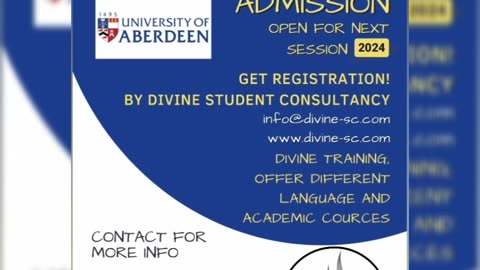 University of Aberdeen Admission Open 2024