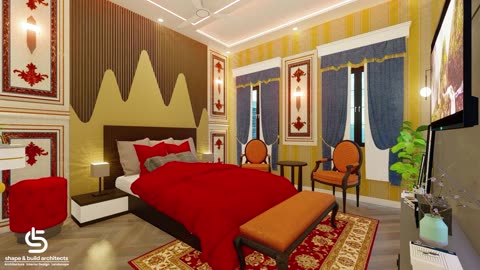 Luxury Bedroom Interior Design 2023 | Master Bedroom Tour | Architecture & Interior Design Trends | 3D Rendering Animation Series | Ep. 02