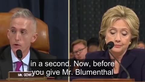 Rep Gowdy Lambastes Clinton Just Before Intermission!.