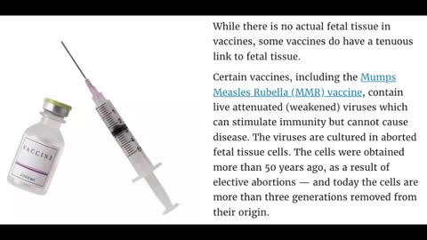 Aborted Fetal Tissue in Vaccines, Studies on Orphans - Confirmed By Stanley Plotkin MD