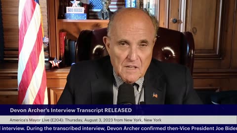 America's Mayor Live (E204): Devon Archer's Interview Transcript RELEASED