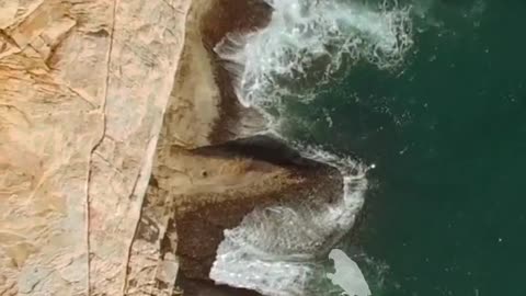 Cliff island aerial view #shorts​ #beautifuldestinations​ #travel​ @beautifuldestinations