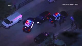 Mercedes SUV Driver Rams Police Cars Before Takedown