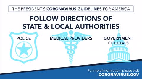 The President's Coronavirus Guidelines for America!