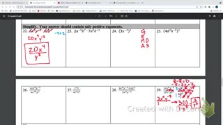 IM2 Alg1 Traditional 9.2 Zero and Negative Exponents