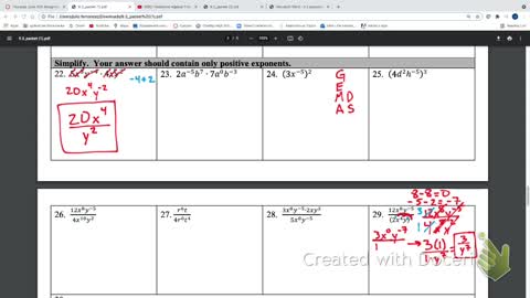 IM2 Alg1 Traditional 9.2 Zero and Negative Exponents