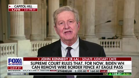Straight Into Our Veins! John Kennedy Takes Biden Apart On Southern Border As Only He Can And LOL