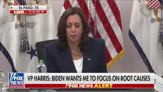 Kamala Harris BLAMES TRUMP for the Border Crisis