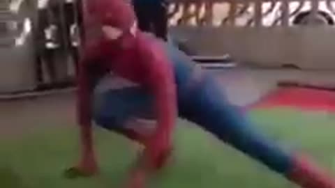 Funny Spiderman Dance In South Africa