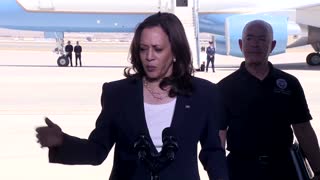 VP Harris visits an El Paso border patrol facility