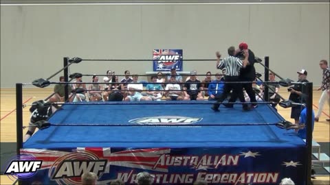 AWF Australasian Title The Mauler Y Vs EC Brownie Bout 3 AWF Pro-Wrestling New Years Revolution 2024