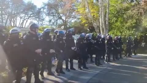 The police are trying to stand their ground