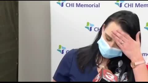 Nurse PASSES OUT LIVE on TV after taking COVID 19 VACCINE!