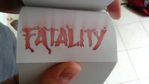 Incredibly detailed 'Mortal Kombat' flipbook