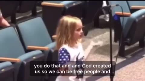 A Little Girl Bravely Speaks About Mask