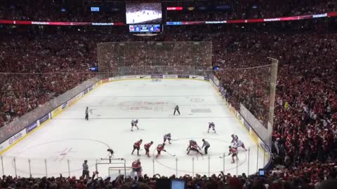 Crowd reacts to Canadian hockey championship in final seconds