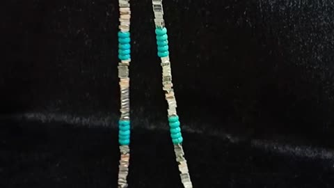 Natural turquoise and orange spiny oyster with 925 silver necklace handmade jewelry choker