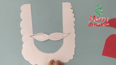 DIY santa clause mask l easy steps for kids l santaclaus mask facemask santamask DIY