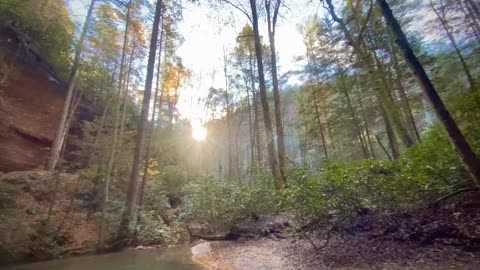 Copperas Falls. Red River Gorge Kentucky