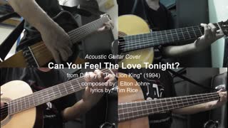 Guitar Learning Journey: "Can You Feel The Love Tonight?" with vocals (cover)