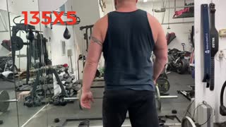 135 lb to 495 lb deadlift workout