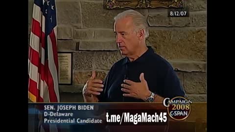 Joe Biden 2008 : Iran/Iraq War - Then He Did It in Afghanistan