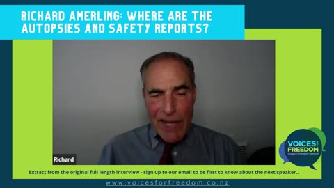 Richard Amerling - where are the autopsies and safety reports?