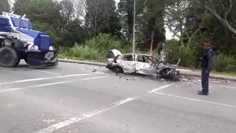Vehicle torched on 19