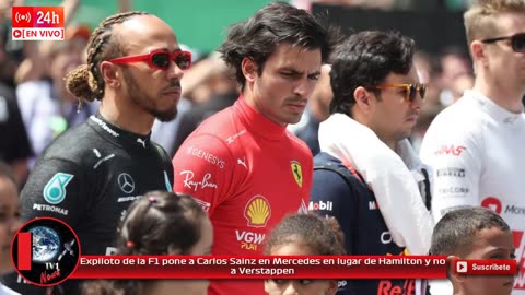 Expiloto de la F1 pone a Carlos Sainz en Mercedes en lugar de Hamilton y no a Verstappen