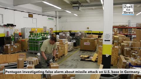 Pentagon investigating false alarm about missile attack on U.S. base in Germany