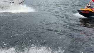 Jet Ski Head on Collision