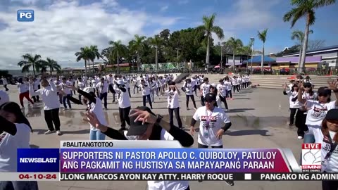 Supporters ni Pastor Apollo C. Quiboloy, patuloy ang pagkamit ng hustisya sa mapayapang paraan