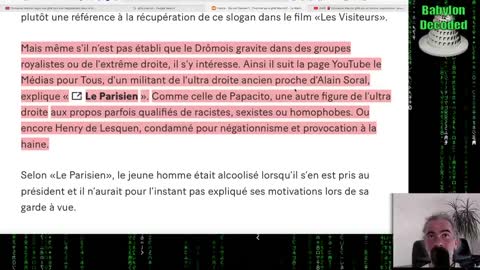 LA GIFLE DE MACRON !!! UNE ÉNORME DIVERSION, MAIS... POUR CACHER QUOI ???