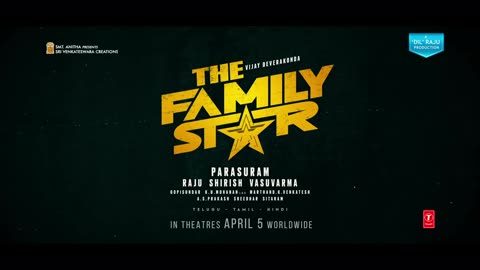 Family Star (Teaser): Vijay Deverakonda | Mrunal Thakur I Parasuram | Dil Raju | Gopisundar
