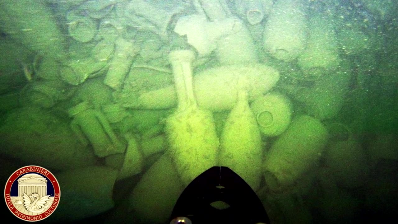 Wreck of ancient Roman cargo ship found near Rome