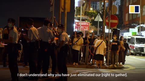 Heavy police presence in Hong Kong stops mass commemoration of June 4 Tiananmen Square crackdown